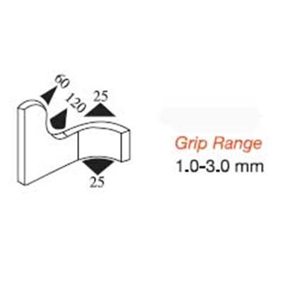 22.4 x 9 Black EPDM Boot Seal Profile