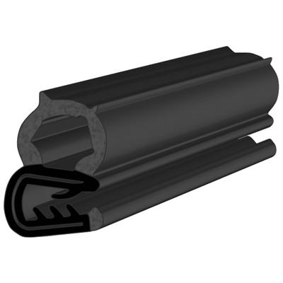 20.2 x 16.2 Black EPDM Door Profile
