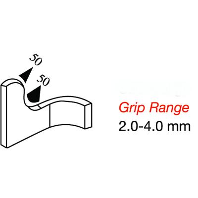 17.6 x 14 Black EPDM Door Profile