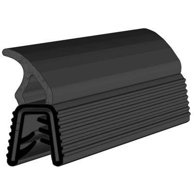 29.6 x 9.5 Black EPDM Boot Seal Profile