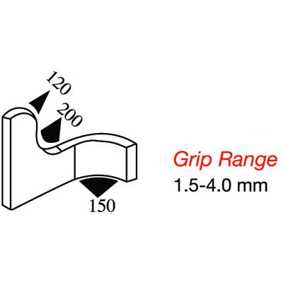 26.7 x 11.4 Black EPDM Boot Seal