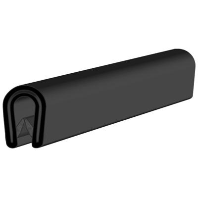 PVC Profile Black 14 x 9.5