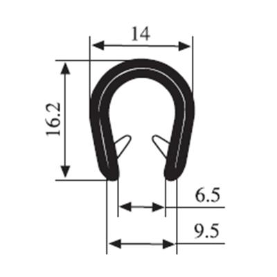 16.2 x 14 PVC Profile
