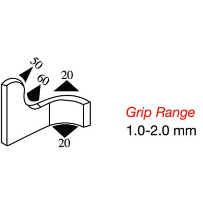 15.7 x 8.3 Black Boot Seal Profile