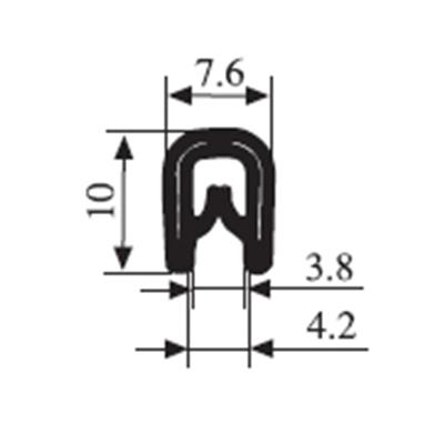 10 x 7.6 PVC Profile