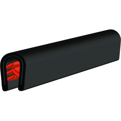 13.5 x 9 Black PVC Profile