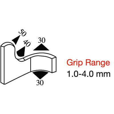Black 16.6 x 11 PVC Profile
