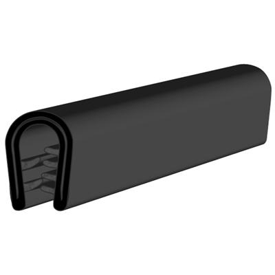 16.6 x 11 PVC Profile Black
