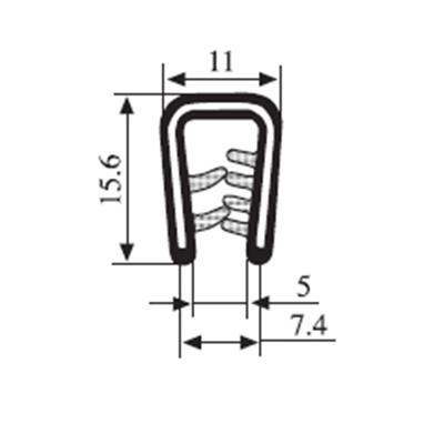 15.6 x 11 PVC Profile