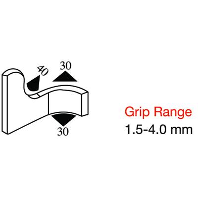 13.5 x 10.2 PVC Profile Black