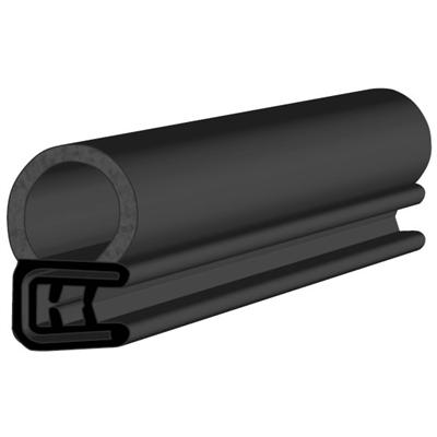 18 x 14.5 Black EPDM Door Profile