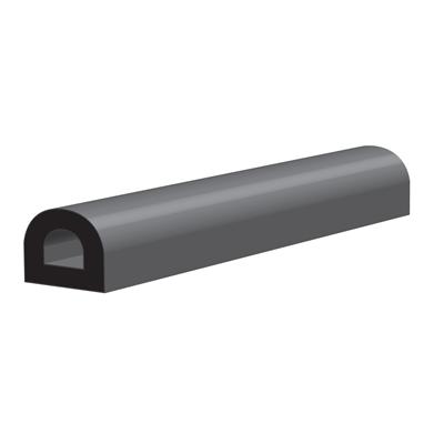 200 X 150 Black SBR D Section