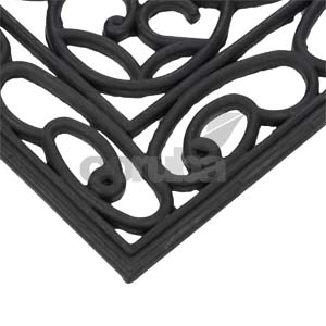 Iron Look Victorian Rectangular Mat