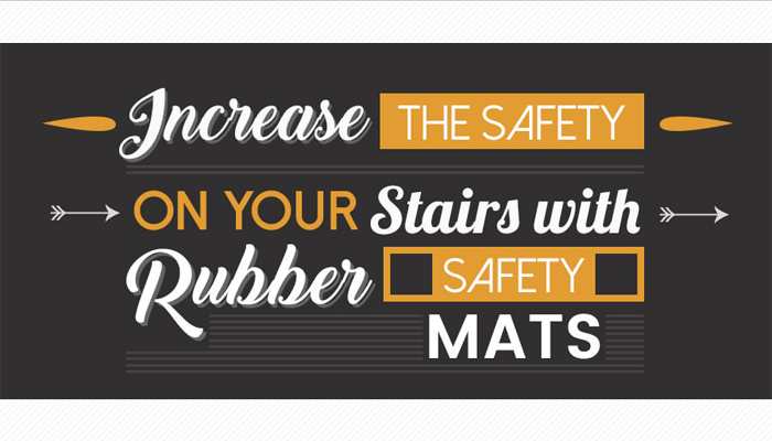 Increase the safety on your stairs with Rubber Safety Mats