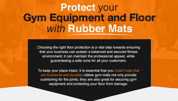 Protect your Gym Equipment and Floor with Rubber Mats