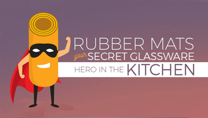 Rubber Mats: Your Secret Glassware Hero in the Kitchen