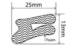 25mm x 13mm EPDM Sponge Profiles