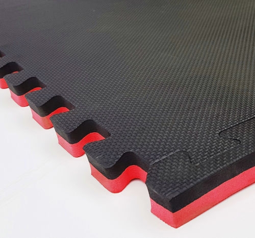 KwikMMA - Connectable Red / Black EVA Mats