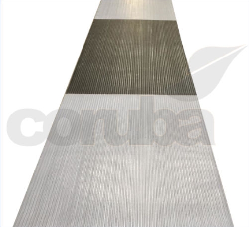 Broad-Ribbed Social Distancing Walkway Matting