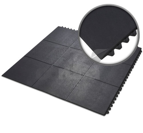 Flat Grid Connectable Rubber Mats