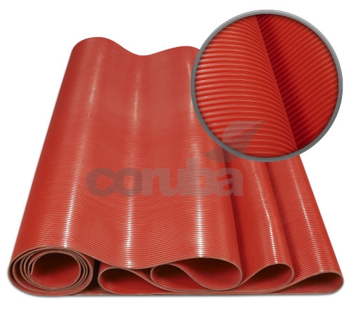 Grip Flute' PVC Reversible Runner Matting