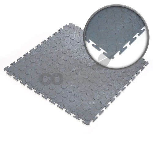Multi-Coloured PVC Penny Coin Linkable Tiles