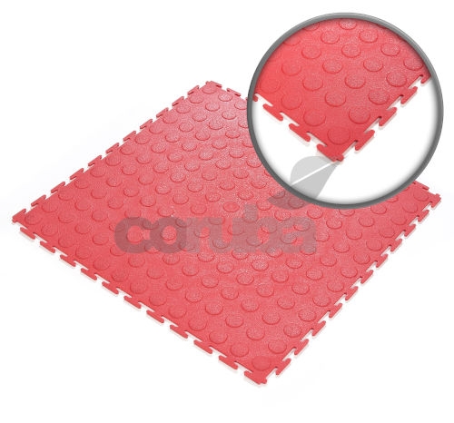 Multi-Coloured PVC Penny Coin Linkable Tiles