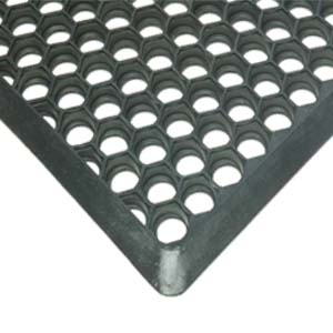 Swarf Catching Workstation Mats - Ramped Edge