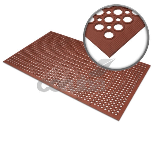 Swarf Catching Workstation Mats - Ramped Edge