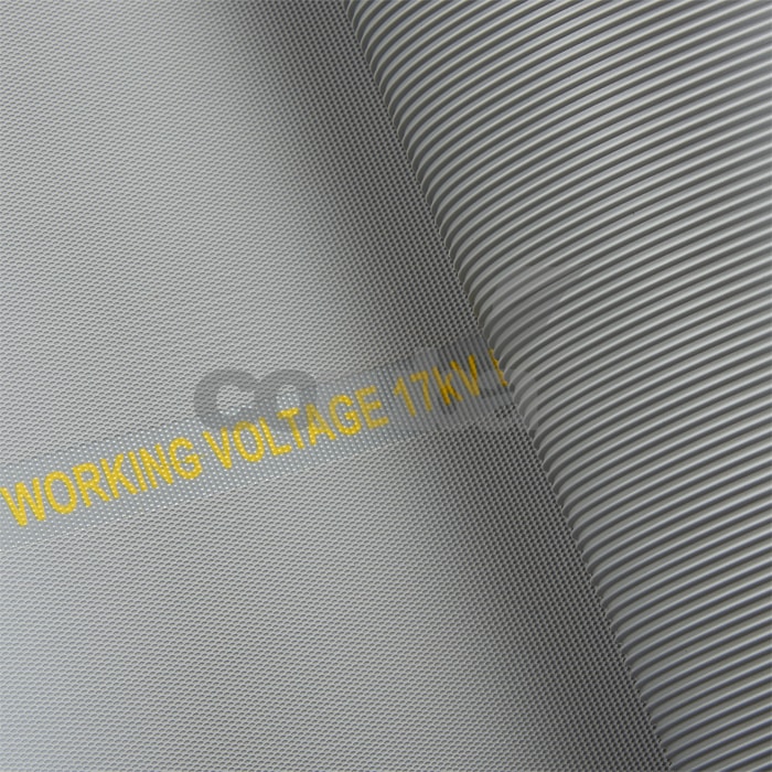 Fine Ribbed Grey Rubber Matting
