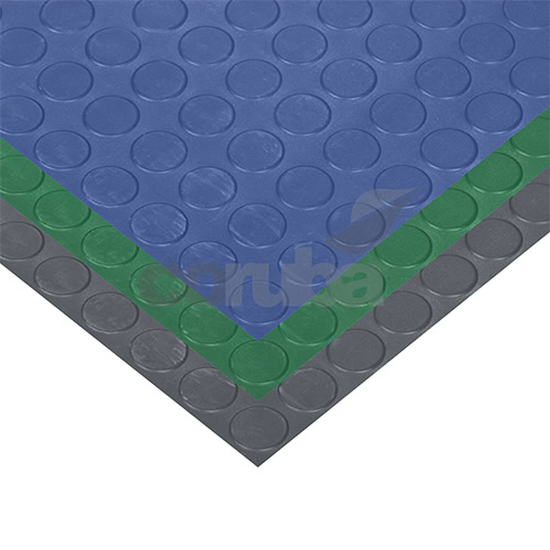 Circular Stud Coin Pattern Rubber Matting