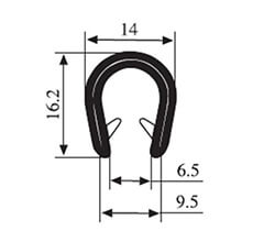 16.2 x 14 PVC Profile