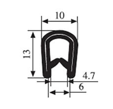 13 x 10 PVC Profile
