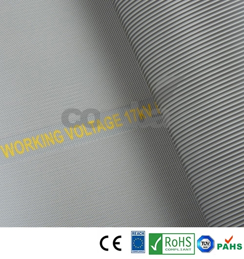 Fine Ribbed Grey Rubber Matting to IEC61111-2009 Class 2, 17,000V Working / 30,000V tested