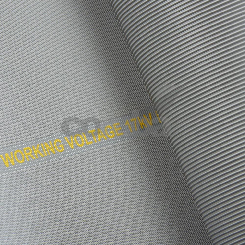 Fine Ribbed Grey Rubber Matting