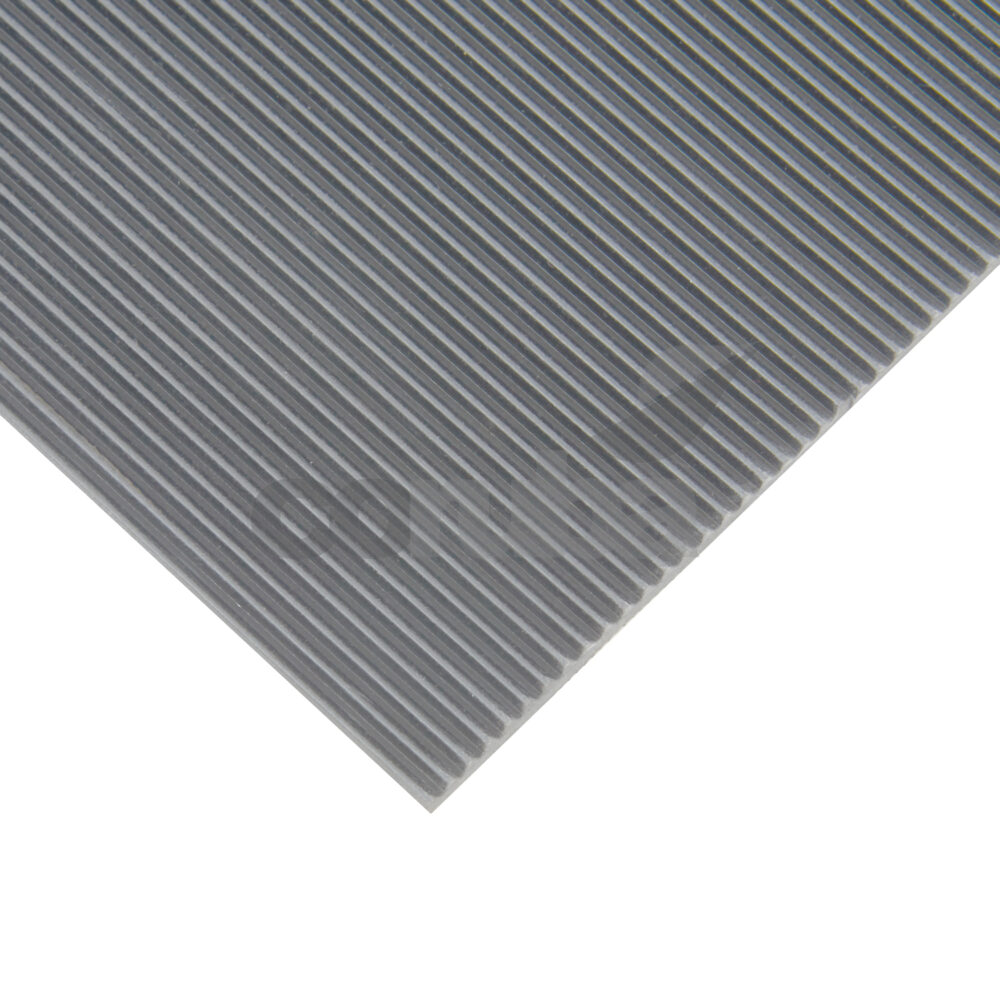 Fine Ribbed Black Rubber Matting to IEC61111-2009 Class 2, 17,000v Working / 30,000V tested