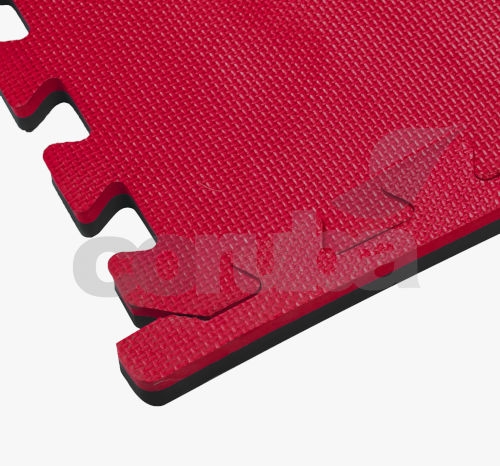 KwikMMA - 30mm Thick Connectable Red / Black EVA Martial Arts/Exercise Mats