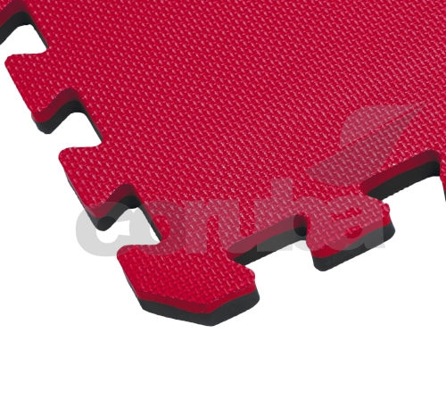 KwikMMA - 30mm Thick Connectable Red / Black EVA Martial Arts/Exercise Mats