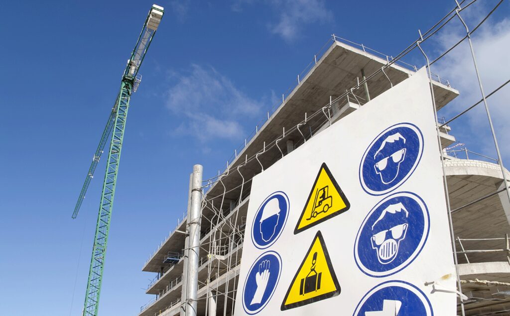 construction site sign