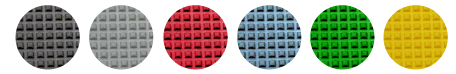 Square stud mat colours