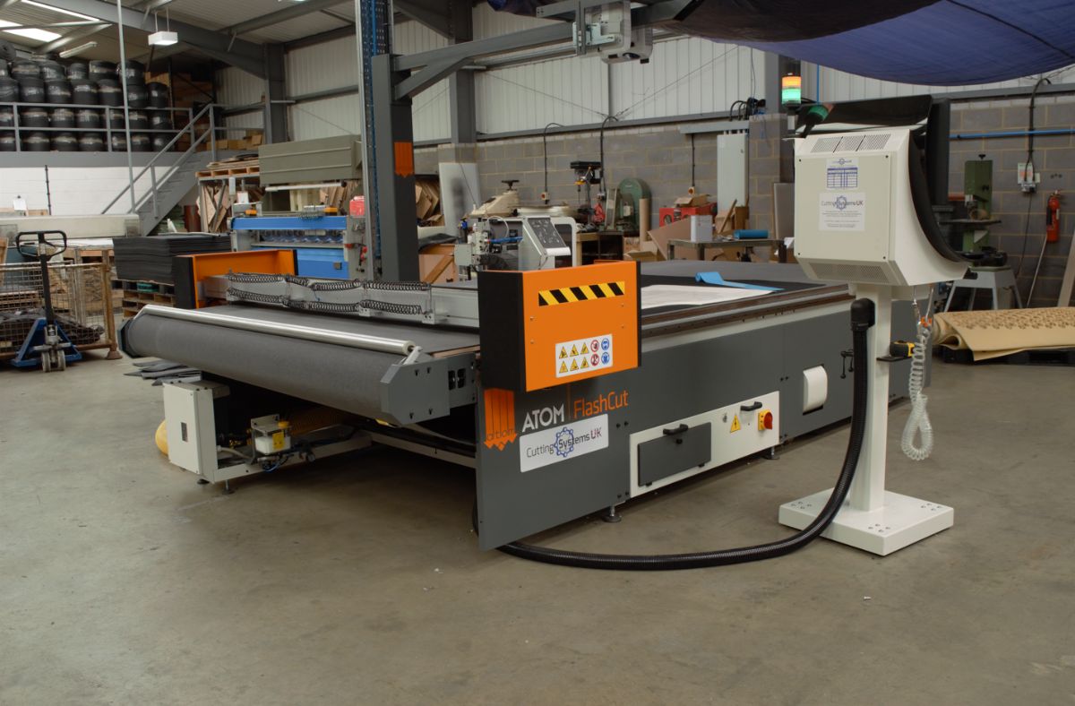 Image of the CNC machine at Coruba.