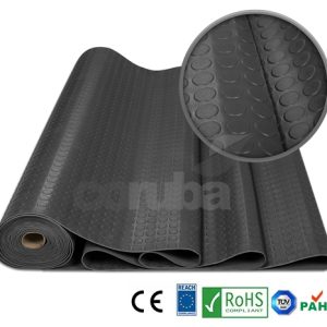 Circular Stud Coin Pattern Rubber Matting