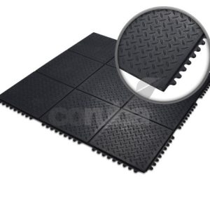 Checker Plate Connectable Rubber Safety Mats