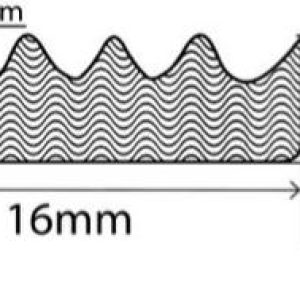 16mm x 5mm EPDM Sponge Profiles