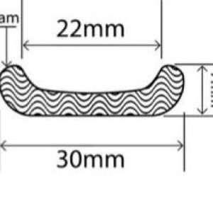 30mm x 7mm EPDM Sponge Profiles