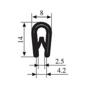 14 x 8 PVC Profile