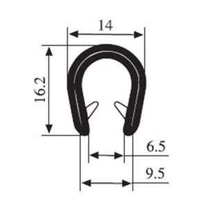 16.2 x 14 PVC Profile