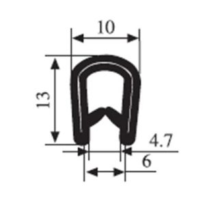 13 x 10 PVC Profile