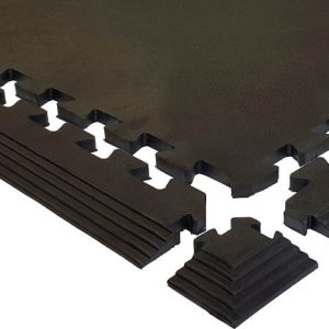 Safety Tapered Bevelled Corner Piece for Interlocking Rubber Mats