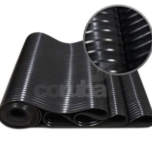 Broad Ribbed Rubber Matting